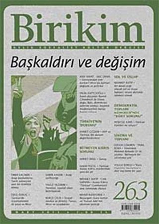Birikim / Sayı:263 Yıl: 2011 / Aylık Sosyalist Kültür Dergisi