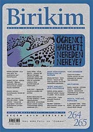 Birikim / Sayı:264-265 Yıl: 2011 / Aylık Sosyalist Kültür Dergisi