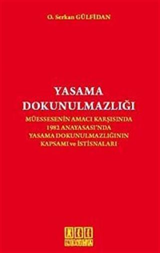 Yasama Dokunulmazlığı