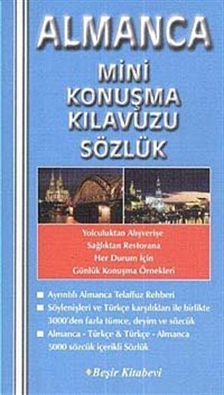 Almanca Mini Konuşma Kılavuzu Sözlük