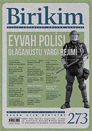 Birikim / Sayı:273 Yıl: 2012 / Aylık Sosyalist Kültür Dergisi