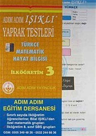Adım Adım Işıklı Yaprak Testleri İlköğretim 3