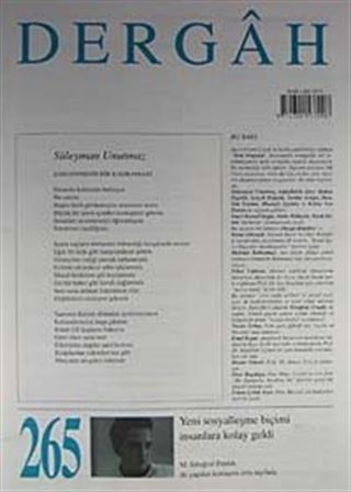 Dergah Edebiyat Sanat Kültür Dergisi Sayı:265 Mart 2012