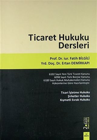 Ticaret Hukuku Dersleri