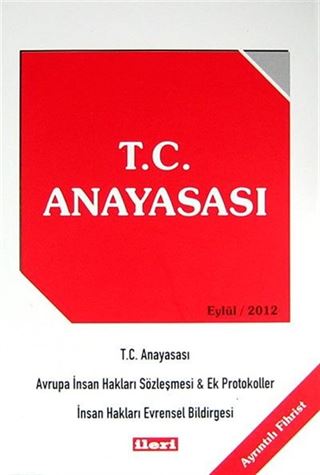 T.C. Anayasası - Eylül 2012