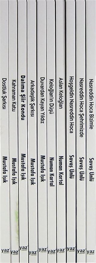 Türk Yazarlarından Günümüz Masalları-Öyküleri Kutulu (10 Kitap) (Set A) (8+Yaş)