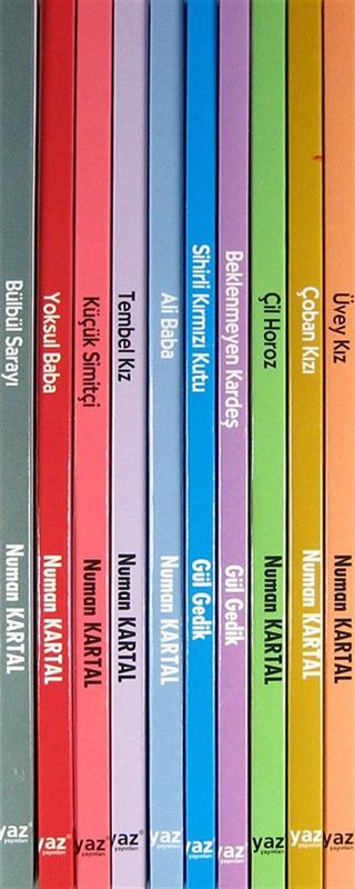 Türk Yazarlarından Günümüz Masalları-Öyküleri -Kutulu (10 Kitap) (Set B) (9+ Yaş)