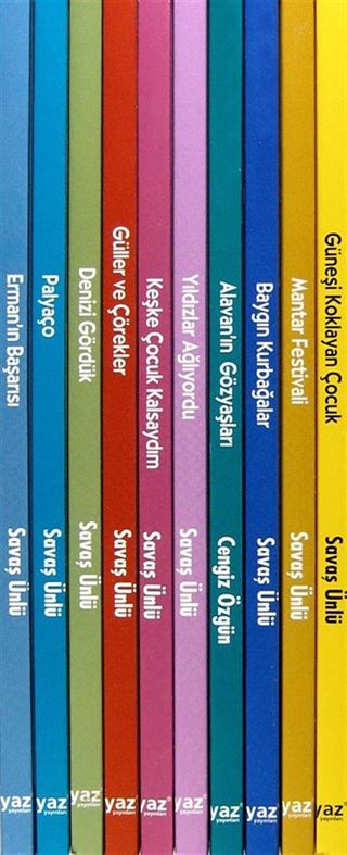 Türk Yazarlarından Günümüz Masalları-Öyküleri -Kutulu (10 Kitap) (Set A) (9+ Yaş)
