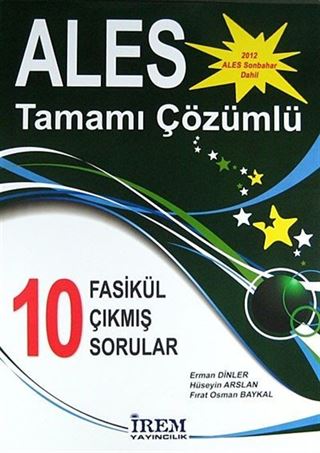 Ales Tamamı Çözümlü 10 Fasikül Çıkmış Sorular