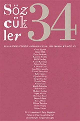 Sözcükler İki Aylık Edebiyat Dergisi Sayı:34 Kasım-Aralık 2011