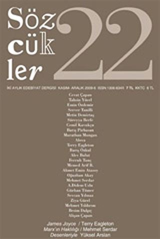 Sözcükler İki Aylık Edebiyat Dergisi Sayı:22 Kasım-Aralık 2009