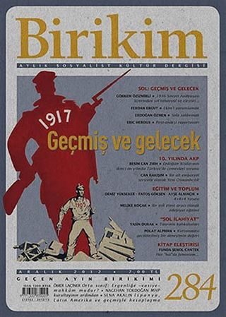 Birikim / Sayı:284 Yıl: 2012 / Aylık Sosyalist Kültür Dergisi