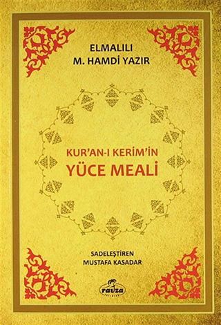 Kur'an-ı Kerim'in Yüce Meali (2. Hamur)