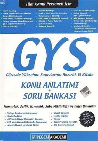 2013 GYS Konu Anlatımlı+Soru Bankası