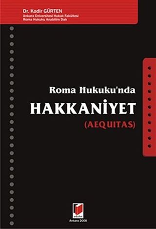 Roma Hukuku'nda Hakkaniyet