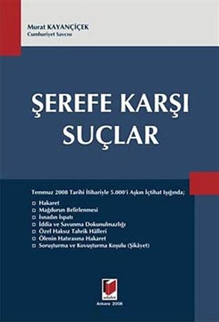 Şerefe Karşı Suçlar
