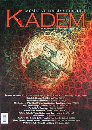 Kadem Üç Aylık Musiki ve Edebiyat Dergisi Sayı:02 Kış 2011