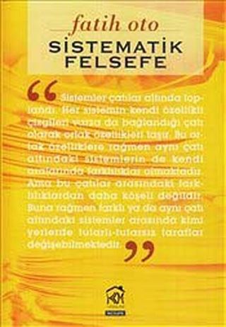 Sistematik Felsefe