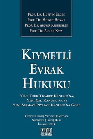Kıymetli Evrak Hukuku