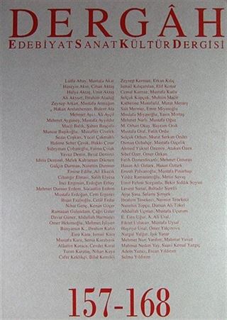 Dergah Edebiyat Sanat Kültür Dergisi 157-168 Cilt 14