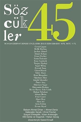 Sözcükler İki Aylık Edebiyat Dergisi Sayı:45 Eylül-Ekim 2013