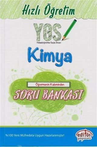 YGS Hızlı Öğretim Kimya Soru Bankası- Öğretmenin Kaleminden