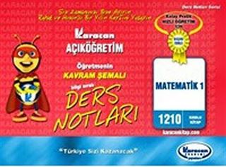 1.Sınıf Matematik 1 Kavram Şemalı Ders Notları (Kod:1210)