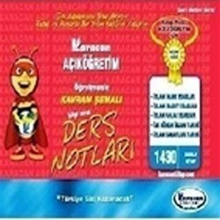 1.Sınıf Kavram Şemalı Ders Notları (Kod:1430)