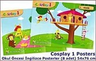 Cosplay 1 Posters - Okul Öncesi İngilizce Posterler (8 adet) (54x76)