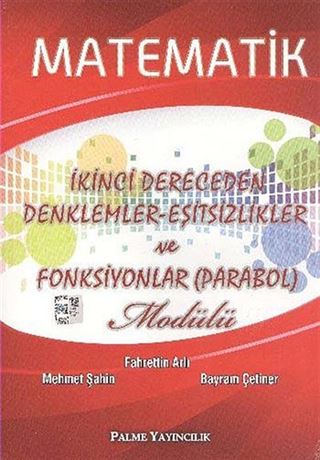 Matematik İkinci Dereceden Denklemler Eşitsizlikler ve Fonsiyonlar Modülü