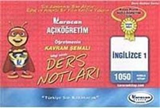 AÖF Kavram Şemalı İngilizce -1 Ders Notları (Kod:1050)