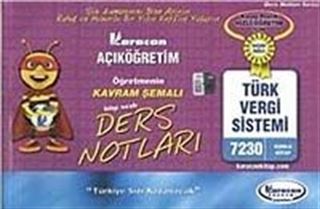 AÖF Öğretmenin Kavram Şemalı Türk Vergi Sistemi Ders notları (7230)