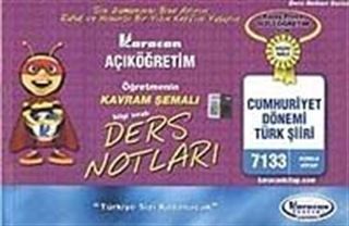 AÖF Cumhuriyet Dönemi Türk Şiiri Ders Notları (Kod:7133)