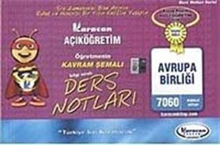 AÖF Öğretmenin Kavram Şemalı Avrupa Birliği Ders Notları (Kod:7060)