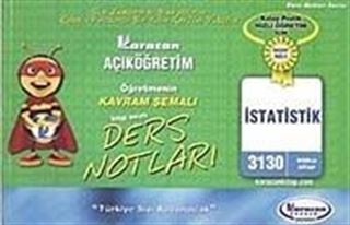 AÖF Öğretmenin Kavram Şemalı Ders Notları İstatistik (3130)