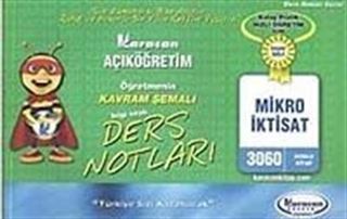 AÖF Öğretmenin Kavram Şemalı Ders Notları Mikro İktisat (Kod:3060)