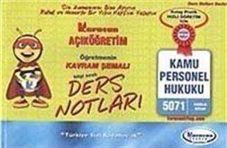 AÖF Kamu Personel Hukuku (5071) / Öğretmenin Kavram Şemalı Ders Notları