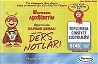 AÖF Toplumsal Cinsiyet Sosyolojisi (Kod:5145) / Öğretmenin Kavram Şemalı Ders Notları