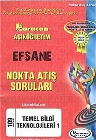 AÖF Temel Bilgi Teknolojileri -1(Kod:109) Efsane Nokta Atış Soruları