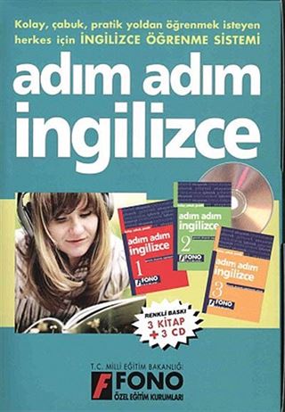 Adım Adım İngilizce (3 Kitap+3 Cd)