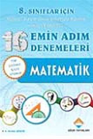 8. Sınıflar İçin Matematik 16 Emin Adım Denemeleri