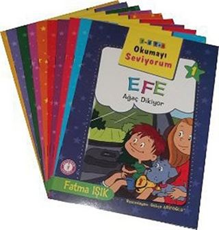 Okumayı Seviyorum Seti (Eğik Yazılı - 10 Kitap Takım) (1. ve 2. Sınıflar İçin)