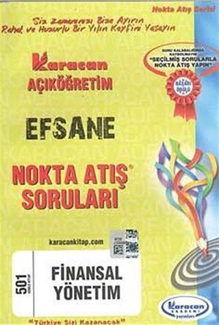 AÖF Finansal Yönetim Efsane Nokta Atış Soruları (Kod:501)
