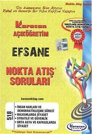 AÖF Uluslararası İlişkiler 4 Ders (Kod:518)