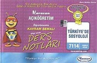 AÖF Türkiye'de Sosyoloji Öğretmenin Kavram Şemalı Ders Notları (Kod:7114)