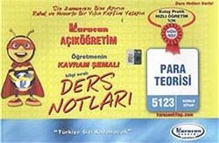AÖF Para Teorisi Öğretmenin Kavram Şemalı Ders Notları (Kod:5123)