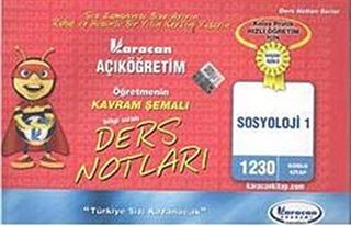 AÖF Sosyoloji -1 Öğretmenin Kavram Şemalı Ders Notları (Kod:1230)