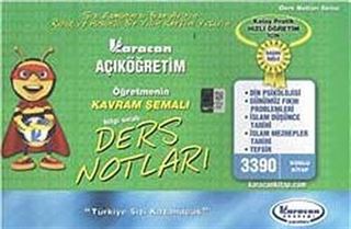 AÖF İlahiyat -2 Öğretmenin Kavram Şemalı Ders Notları (Kod:3390)