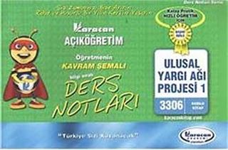 AÖF Ulusal Yargı Ağı Projesi -1 Öğretmenin Kavram Şemalı Ders Notları