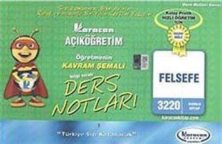 AÖF Felsefe Öğretmenin Kavram Şemalı Ders Notları (Kod:3220)